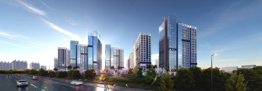 수원 신성신안쌍용진흥아파트 리모델링 투시도. <DL이앤씨 제공>